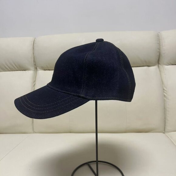 ✨NWT Miu Miu Denim Baseball Cap | Embroidered Logo, Made in Italy main image 6